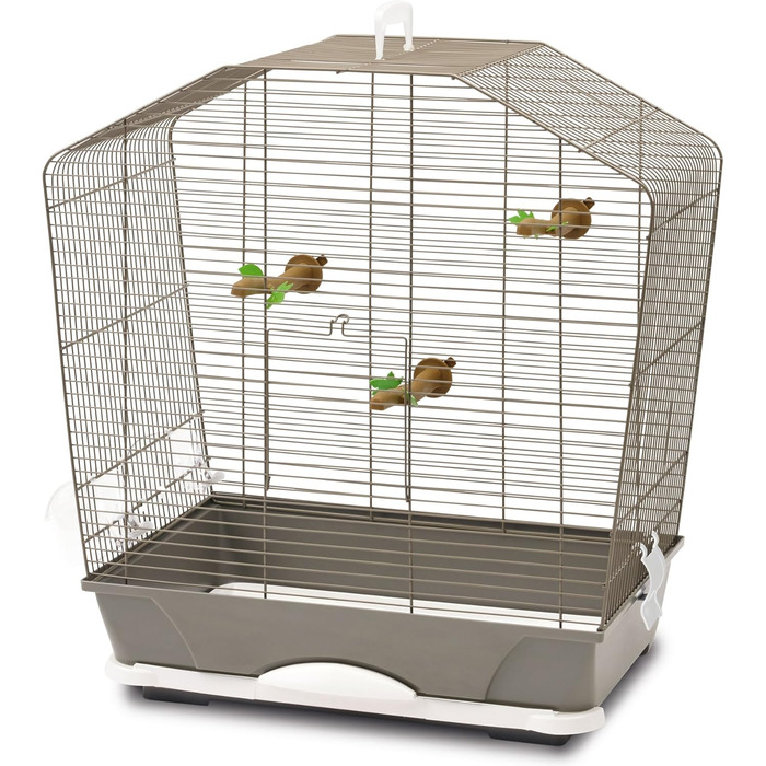Клітка для птахів Savic Camille 30, 53x32x55 см, сіра