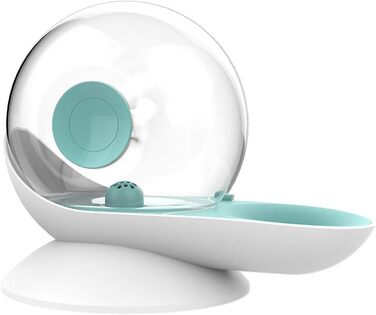 Автоматична поїлка-фонтан для котів і собак CLICIC, 2,8 л, синя, легке очищення, у формі равлика