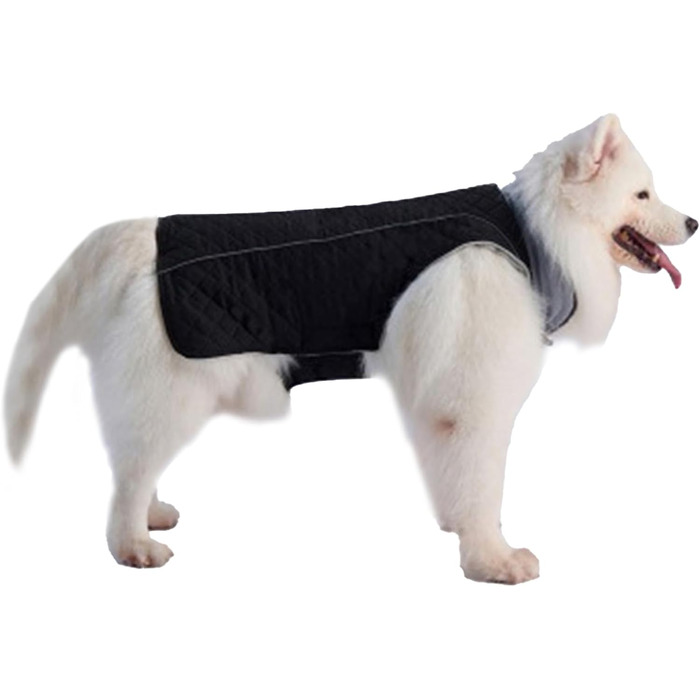 Зимова куртка для собак - тепла ізольована верхня частина тіла з м'якого флісу, вітронепроникний комплект одягу для собак середніх розмірів для прогулянок у холодну погоду (M)