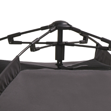 PawHut Pet Tent Намет для собак і будиночок для кішок на відкритому повітрі, вігвам-намет з сумкою для перенесення, навісом від сонця та сітчастим вікном, зелений