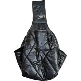 Чорна переноска для собак та котів, зимова, з м'яким ременем, сумка-переноска для маленьких тварин