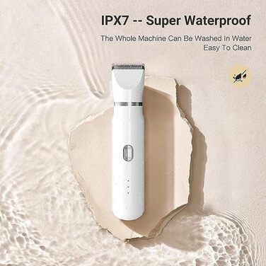 Триммер для собак та котів 4-в-1: стрижка лап, обличчя та тіла. Безшумна, вологостійка, акумуляторна модель