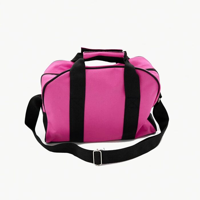 Набір для догляду за конем P&K: інструменти та аксесуари для грумінгу в рожевій сумці