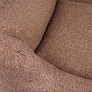 Лягу для собак Knuffelwuff Lotte з велюру, 70 x 50 см - знімний, пральний чохол - для великих, середніх та маленьких собак (світло-коричневий)