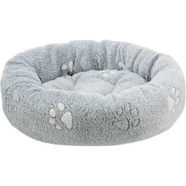 Крісло-лежанка для собак TRIXIE Nando, 60x50 см, сірий - м'яке ліжко для собак середніх порід, з антиковзким покриттям, 37845