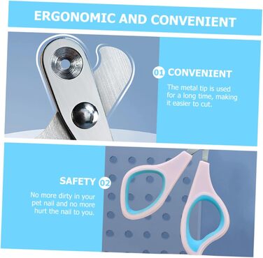 Триммер для нігтів для собак та котів BESPORTBLE - безпечний, з нержавіючої сталі, для цуценят та дрібних тварин