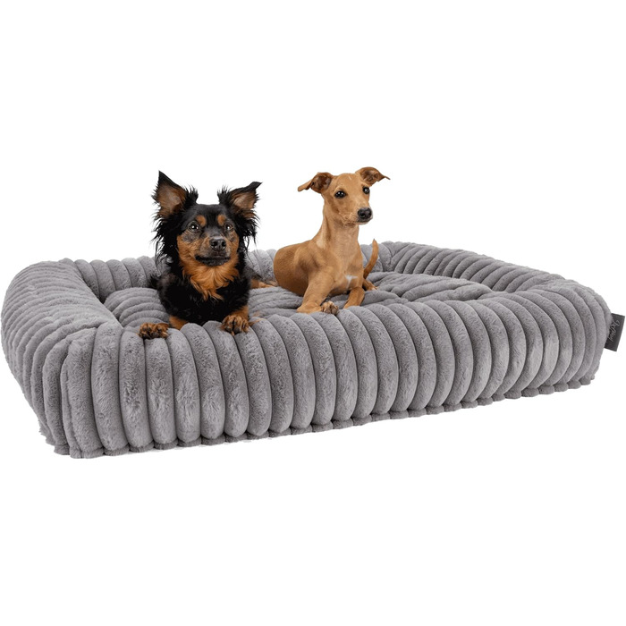 TrendPet Бісквітне ліжко для собак (Сірий, L)