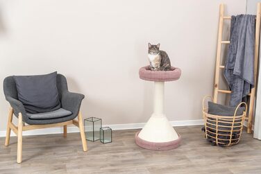 Кігтеточка TRIXIE Viviana (круглий, бежевий) – багатоповерхова, 114 см