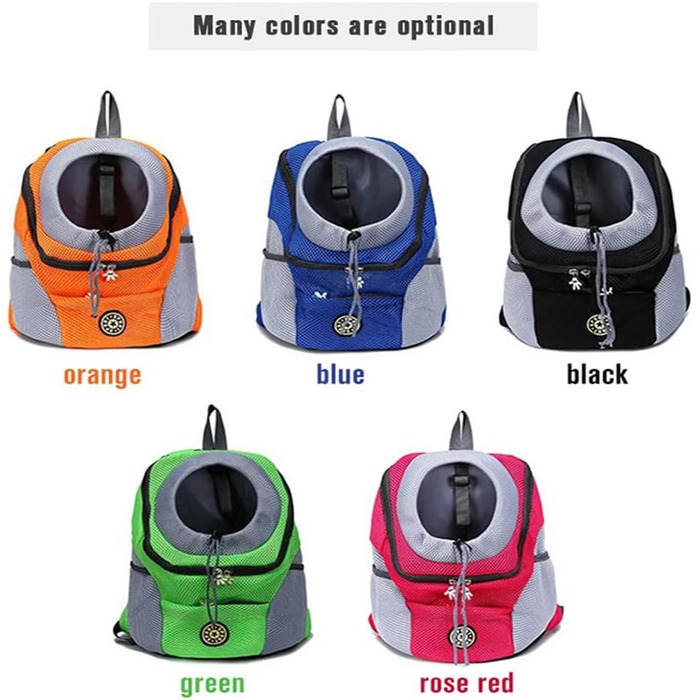 Рюкзак для собак Bis, переноска для маленьких собак, рюкзак-переноска для тварин, рюкзак для собак, портативна переноска для собак, рюкзак для подорожей на відкритому повітрі (зелений, S)