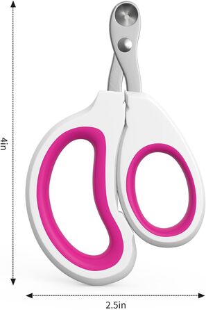 Тример для кігтів домашніх тварин - Katzennagelknipser (рожевий)