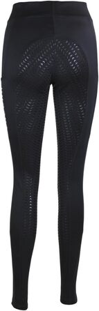 Лазура - Ріддінгінси для жінок та дівчаток Емілія | Повний силіконовий покрив | Ріддінгінси з двома кишенями для телефону | Доступні у п'яти кольорах | Розміри 116-176 та 34-46 (116, Чорний)