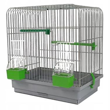 Клітка для канарків та маленьких птахів — 34x23x35 см