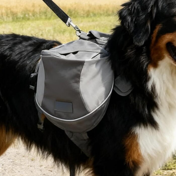 Рюкзак для собак | Великий рюкзак для прогулянок, подорожей та перевезення | З кишенями та регульованими відділеннями