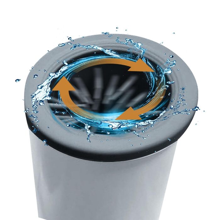 Pawclean Pro: Автоматичний очищувач лап для собак та котів - 360° силіконова щітка, USB, білий/блакитний