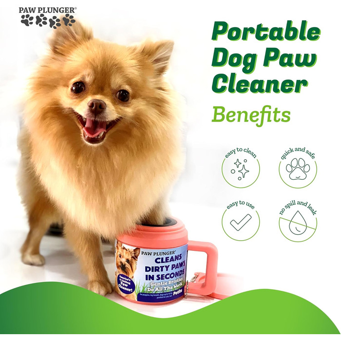 Очищувач лап для собак Large, чорний - Paw Plunger