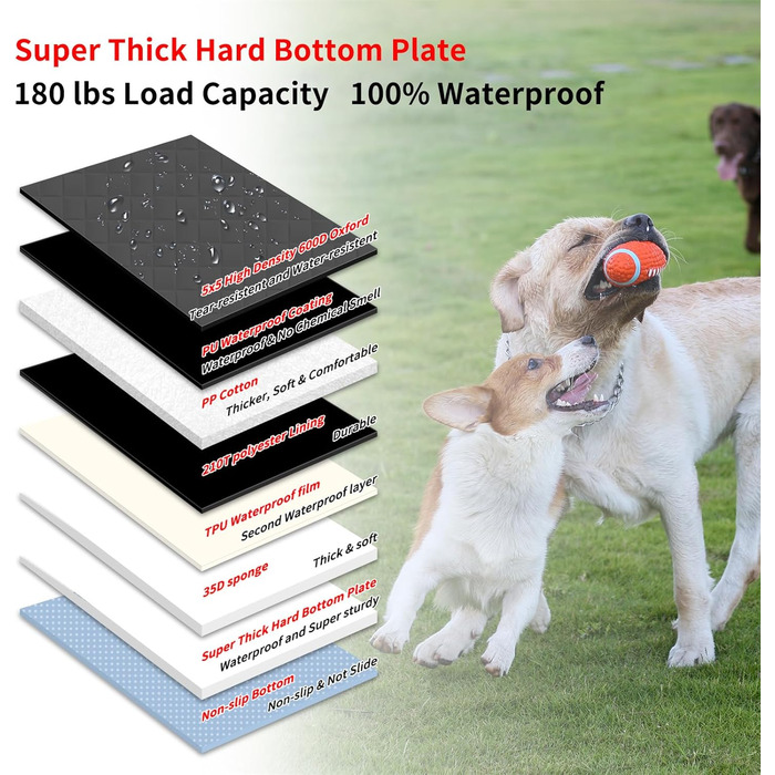 Захисний чохол на сидіння автомобіля для собак Paw Jamboree - великий, для заднього сидіння