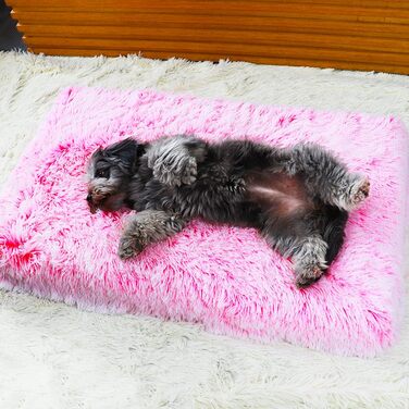 Ортопедичне ліжко для собак і котів PETCUTE з пам’яттю форми, м’яке флісове місце для відпочинку, знімний чохол, не ковзає, для домашніх тварин, що переться