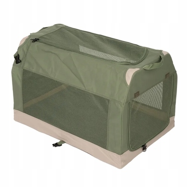 Переноска для собак Zooplus, зелена, розмір M (76 x 50 x 48 см)