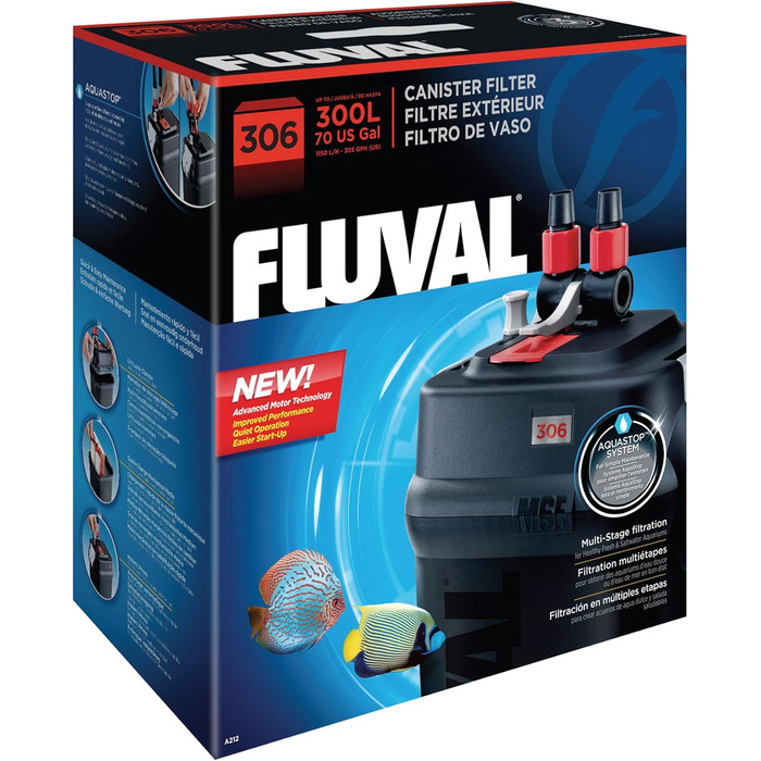 Зовнішній фільтр Fluval 306 для акваріумів