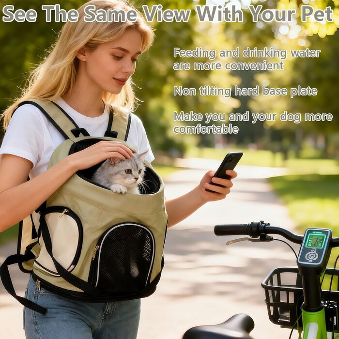 Трансформер для котів та цуценят: рюкзак-переноска для подорожей, водонепроникний, легкий, з підкладкою