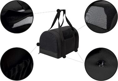 Транспортна сумка для собак та котів PillowPrim Beige, 27x39x28 см, Оксфорд, Еко-джоут