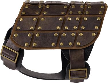 Костюм для собак у середньовічному стилі EpicCos, без повідка, жилет з декоративної шкіри, 3 розміри, одяг для косплею, розмір XL