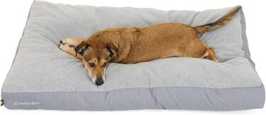 Килимок для собак середніх порід GreenLabel - м'який, пухнастий, миючий (100x72 см, світло-сірий)