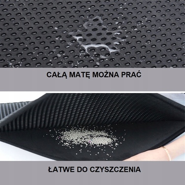 Килимок-підкладник під лоток для котів Siemiec, 75 см x 55 см x 1 см