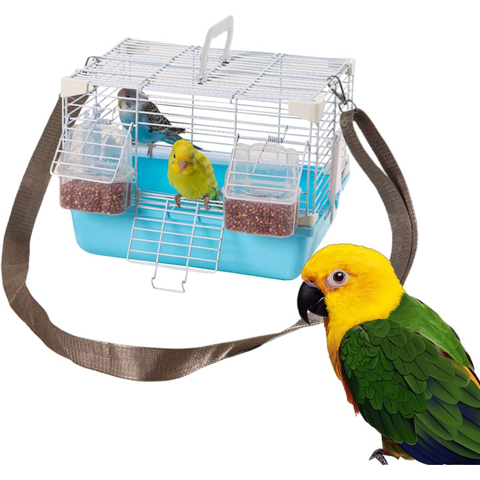 Транспортний бокс для тварин Ceprznvey: переноска-переноска для маленьких тварин, блакитна