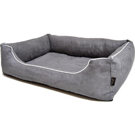Крісло-ліжко для собак Lebon Lea-01, сірого кольору