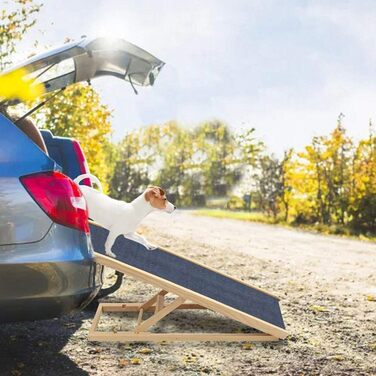 Рампа для собак та котів, складна, з регулюванням висоти, 70 x 35 x 30 см, CWPT-70x40cm