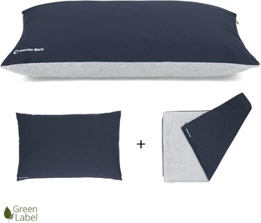 М'яке ліжко для собак великих порід Doctor Bark GreenLabel, XL, кобальтовий колір. Легко миється, зручне, знімний чохол.