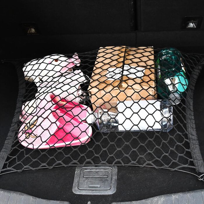 Сітка-перегородка для автомобіля: захист для собак, 120x90 см, Polypropylene, 4 гачки