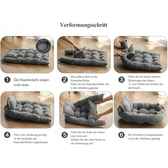 Складане лежак для собак, Хакі / Бежевий