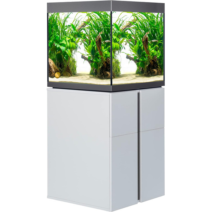 Набір акваріум Fluval Siena 160, 166 л з білою тумбою
