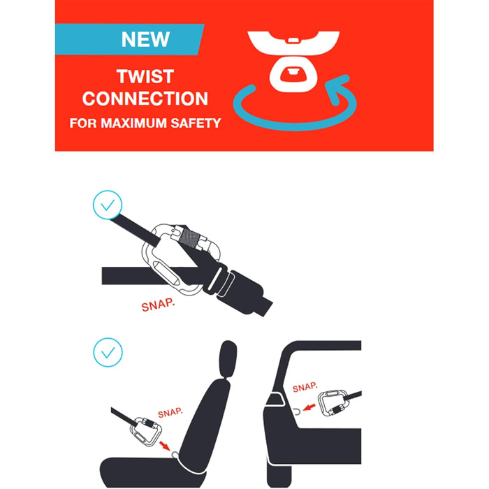 Ремінь безпеки для автомобіля V2 L (Small)