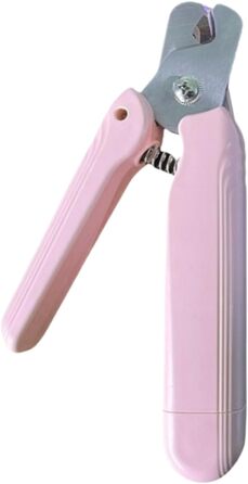 Електричний триммер для собак та котів 2-в-1 з LED-підсвічуванням | Безпечна насадка, акумуляторний, для маленьких, середніх та великих тварин, зелений (рожевий)