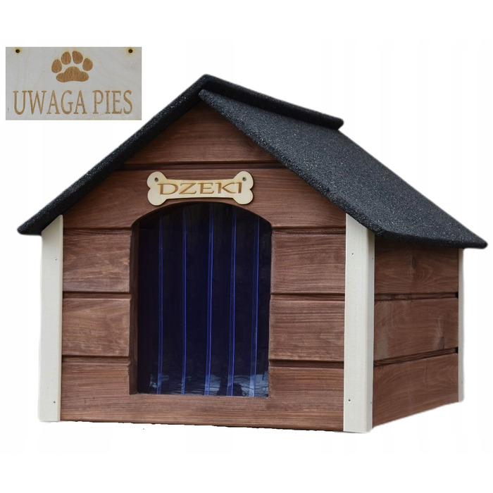 Будник для собак Drewmart, дерево, зовнішні розміри: 83 x 63 x 63 см