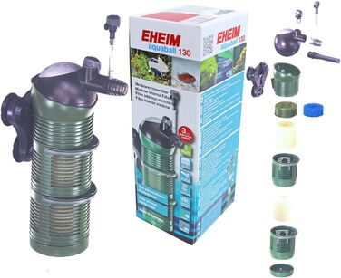 Внутрішній фільтр Eheim aquaball 130 з 2 картриджами та Mediabox, для акваріума