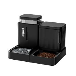 Автоматичний годівниця для котів/собак 3L, 2-в-1: годівниця та поїлка з автоматичним наповненням, чорний колір, 3L x 2