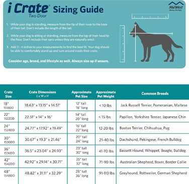 Клітка для собак MidWest iCrate 92×58×62 см, подвійні двері, металева, чорна, з піддоном і перегородкою