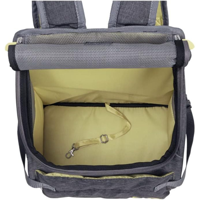 Сумка Nobby Fronttasche Malta сірого/гірчичного кольору, 35 x 22 x 40 см, 1 шт.