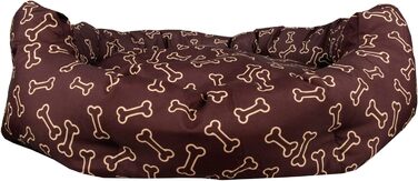 М'яке ліжко для котів та собак середніх розмірів Bestlivings, ліжко для тварин, різні дизайни, легко миється, міцне та стійке до подряпин (80x65 см, кістка)