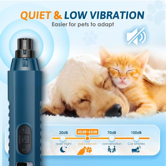 Точилка для кігтів собак та котів з LED-підсвічуванням, 5 ступенів, для великих, середніх та малих порід