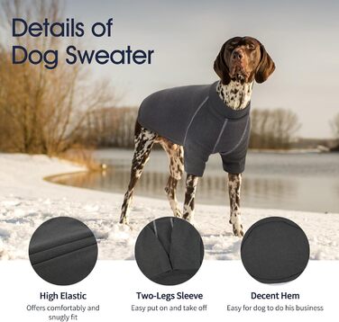 Пуловер для собак, теплий і легкий, фліс, зимовий, для активного відпочинку, куртка для собак (Рожевий, 5XL)