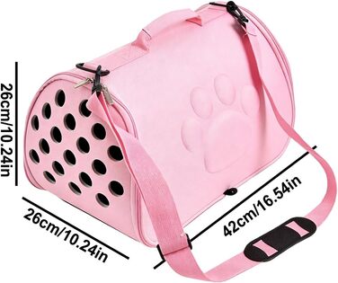 Транспортна сумка для кота з плечовим ременем | Rosa M - для подорожей, перевезень, ветеринара