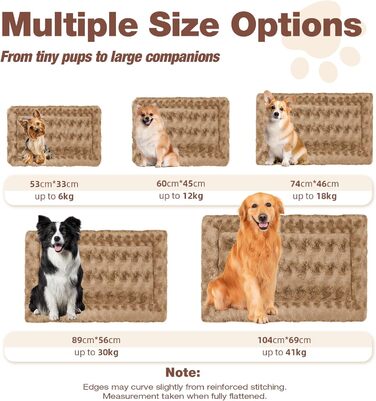 М'яка лежанка для собак Mora Pets: зручна, миюча, нековзна, 60 x 45 см