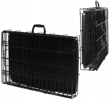 Клітка для середніх собак Ender зі сталі з порошковим покриттям, 62 x 91 x 70 см