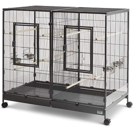 Клітка для гризунів Savic Tasmania 120 XL, чорна, 120x65x107 см