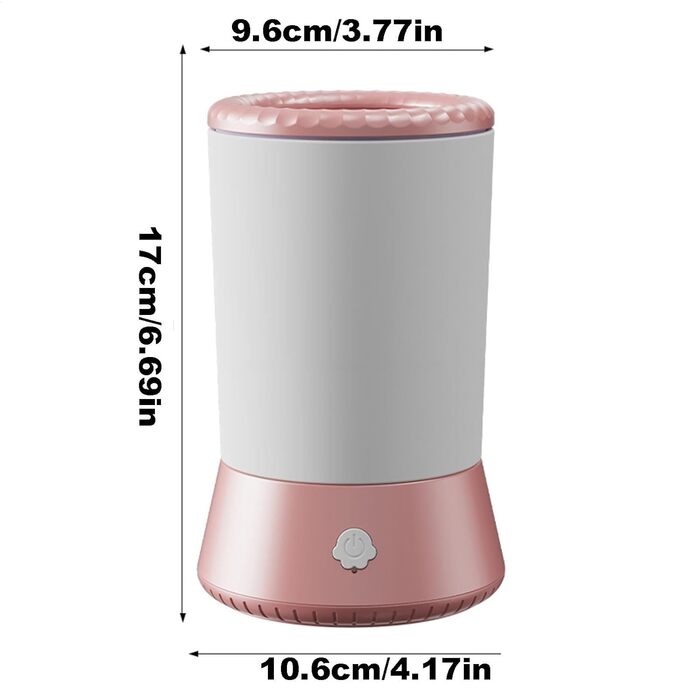 Автоматичний очисник лап для собак – електричний, для собак, перезаряджається, білий/рожевий